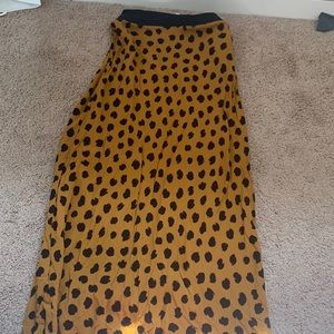 Madewell Slip Skirt in Painted Spots